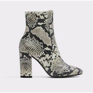 Aldo Snake Print Booties